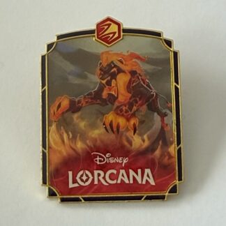 Lorcana Scar Fiery Usurper First Chapter Organized League Game 23 Disney Pin H5