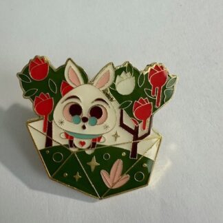 Loungefly Alice In Wonderland White Rabbit Terrarium Disney Pin E2