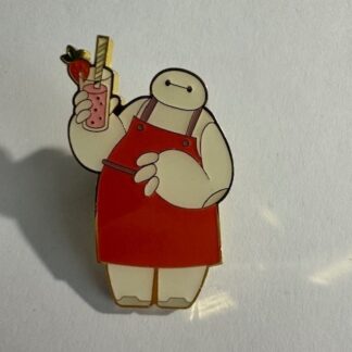 Loungefly Chef Baymax Pink Smoothie Red Apron - Big Hero 6 2024 Disney Pin F2