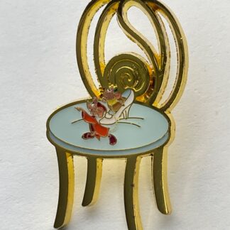 Loungefly Cinderella Princess Tea Party Disney Pin Gus Jaq Chair H8