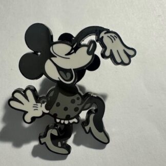 Loungefly Disney 100 Black White Vault Minnie Mouse Dancing 1928 Disney Pin B1