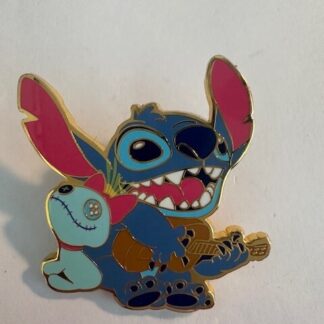 Loungefly Disney Lilo & Stitch & Scrump Beach Vibes Guitar Blind Pin (B1)