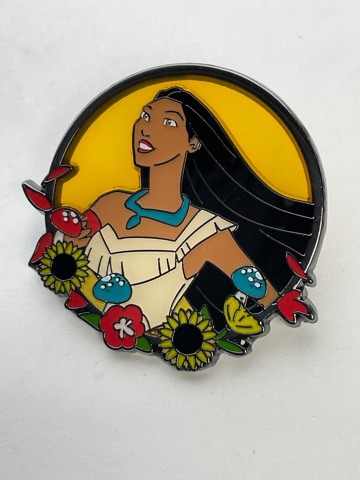Loungefly Disney Princess Cottage Core Stained Glass Mystery Pin Pocahontas G9