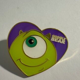 Loungefly Mike Wazowski Monsters Inc Pet Names Heart Pin (E8)