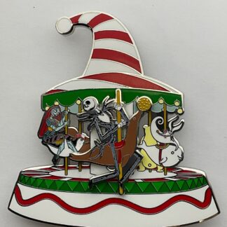 Loungefly Nightmare Before Christmas NBC Carousel Sliding Jumbo LE 1600 Pin G4