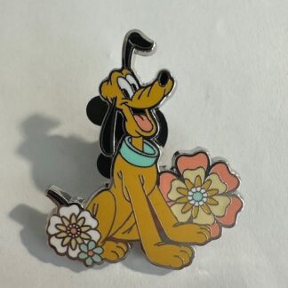Loungefly - Pluto - Disney Cats and Dogs Floral Set - Mystery Disney Pin A4
