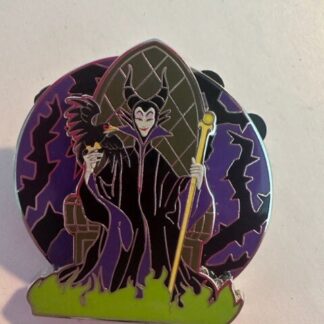Maleficent And Diablo Throne Sleeping Beauty Disney Pin (C1)