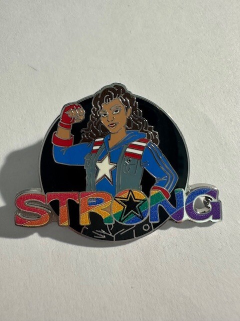 Marvel Rainbow Pride Strong Love Bold America Chavez Disney Pin E0