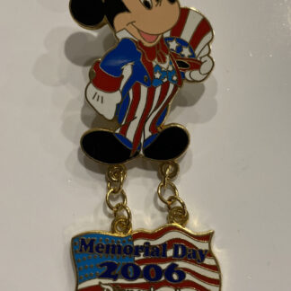 Memorial Day 2006 (Mickey Mouse as Uncle Sam) Disney Pin B7