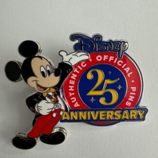 Mickey Mouse Authentic Official 25th Anniversary Celebrating 2025 Disney Pin C6