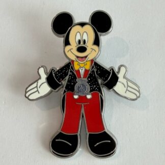 Mickey Mouse Pin Trader Plush 25 Years of Disney Pin Trading 2025 Disney Pin H6