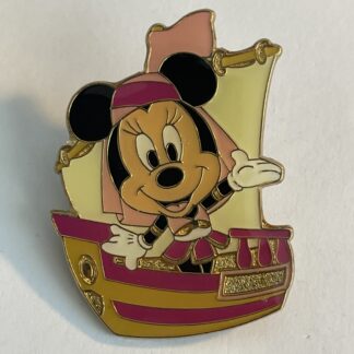 Minnie Mouse Game Prize Tokyo DisneySea TDS Sailing in a Ship Disney Pin (A4)
