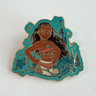 Moana - Castle - Sparkle 2019 Blue Disney Pin H5