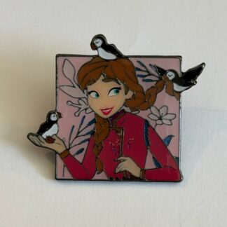 Neon Tuesday - Anna Playing with Puffins - Frozen Fun Mystery 2025 Disney Pin F2