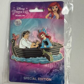 PALM Pink A La Mode Ariel Eric Sebastian Rowing Boat LE 300 Disney Pin (B)