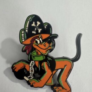 PALM Pink A La Mode Disney 100 Pirate Pluto Glow In The Dark Disney Pin (E9)