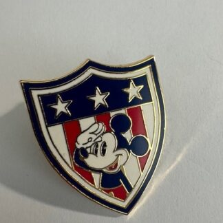 Patriotic Mickey - Shield - Americana Deluxe Starter - 4th of July Disney Pin C0