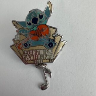 Pin 65706 TDR Stitch Violin Ambassador Hotel - Christmas Wishes 2007 RARE (D1)