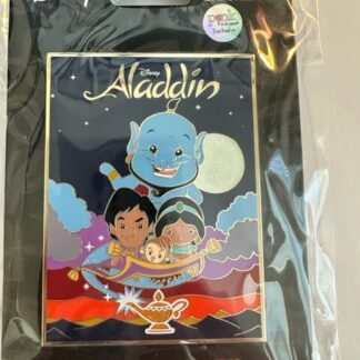 Pink A La Mode Disney Cute Movie Poster Series Aladdin Disney Pin B