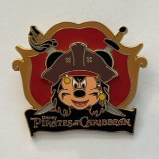 Pirates of the Caribbean Mickey Jack Sparrow Disney Land Paris Dlrp pin (D0)