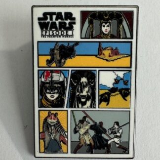 Queen Amidala Anakin JarJar Binks  ObiWan Qui-Gon Darth Comic 2025 Disney Pin E8