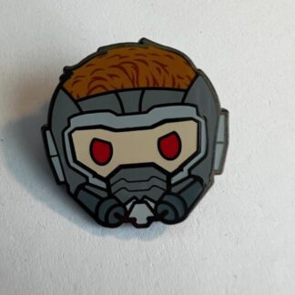 SDCC 2017 Marvel Star Lord Emoji Button Petter Quill Avengers Disney Pin (C1)