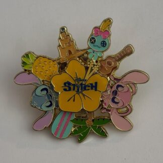 SDR - Stitch - Cutie Characters Spinner Stitch Angel Scrump 2024 Disney Pin H0