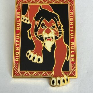 Scar Ruler Lion King Framed Scenes Pink A La Mode 2024 PALM Disney Pin F9
