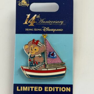ShellieMay Hong Kong Disneyland 14th Anniversary Boat Disney Pin B