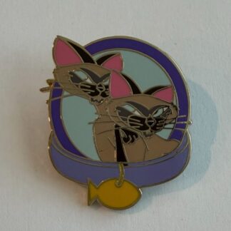Si and Am Lady and the Tramp Pet Collar Magical Mystery 5 2013 Disney Pin H5