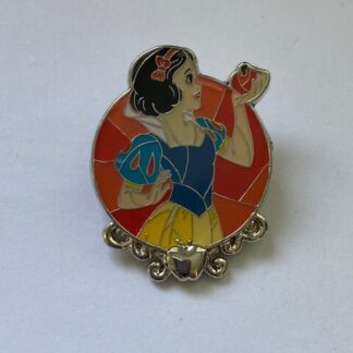 Snow White Princess Framed Portrait Stained Glass Loungefly Disney Pin (B2)