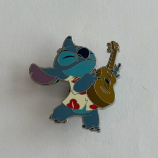 Stitch - Playing Ukulele in Hawaiian Shirt - Lilo and Stitch 2024 Disney Pin F2