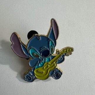 Stitch Playing the Ukelele - Green Version Disney Pin D8