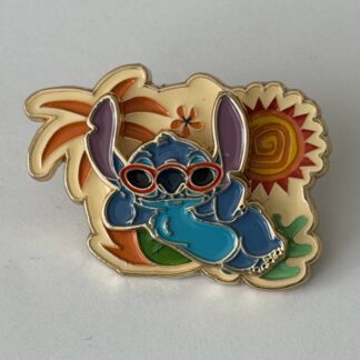 Stitch  sunglasses Miniso Stitch Hawaii Metal Badge Disney Pin G8
