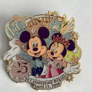 TDL Tokyo 25th Jubilation! Mickey Minnie Mouse Baby Pegasus Disney Pin 61486 (A9