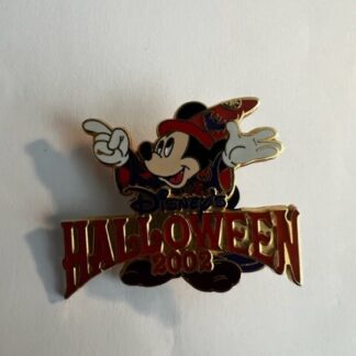 TDL Tokyo Sorcerer Mickey Halloween 2002 Disney Pin  (A6)