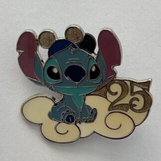 TDR Stitch Cloud Game Prize 25th Anniversary 2008 Lilo & Stitch Disney Pin (C7)