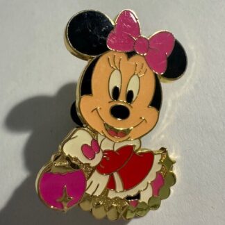 TDR TDS Minnie Mouse Holiday Outfit Game Prize Christmas 2013 Disney Pin (E5)