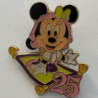 TDR TDS Minnie Mouse Magic Carpet 25th Anniversary Game Prize Disney Pin (C7)