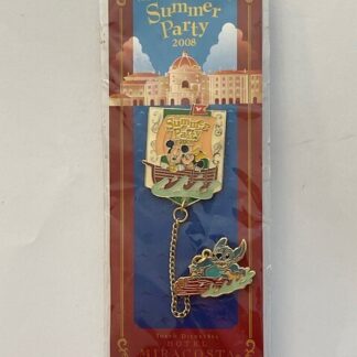 TDR TDS Stitch Mickey Minnie Mouse Hotel MiraCosta Summer Party Disney Pin  (B)