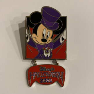 TDR Tokyo Japan Vampire Mickey 2001 Halloween Dangle Disney Pin A6