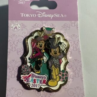 TDS Tokyo 2017 Mickey Minnie Mouse Easter Japan Disney Pin (B)