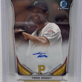 TRAE ARBET 2014 Bowman Chrome Prospects Auto Autograph Pittsburg Pirates BCAP-TA