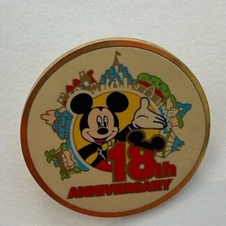 Tokyo Disney Resort Pin TDL 18th Anniversary Mickey Mouse (A5)
