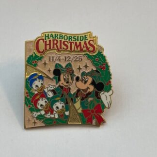 Tokyo Disney Sea Christmas 2003 Gift Pin Pink Harborside Disney Pin (B1)