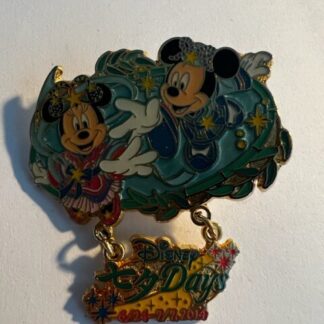 Tokyo TDR Mickey & Minnie Mouse Disney Says Dangle 2014 Disney Pin (A3)