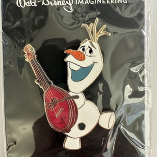 WDI - Olaf Playing Lute Characters with Guitars Series 2021 LE 250 Disney Pin B