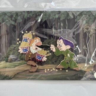 WDI Seven Dwarfs New Fantasyland Construction Fence Dopey Sneezy Disney Pin B