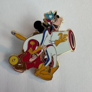 WDW Barnstormer Reveal/Conceal Mystery Canine Monkey Cannonball Goofy Pin (D8)