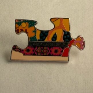 WDW - Bottom Edge C3 Animal Kingdom Mural Puzzle Mystery 2023 Disney Pin C9